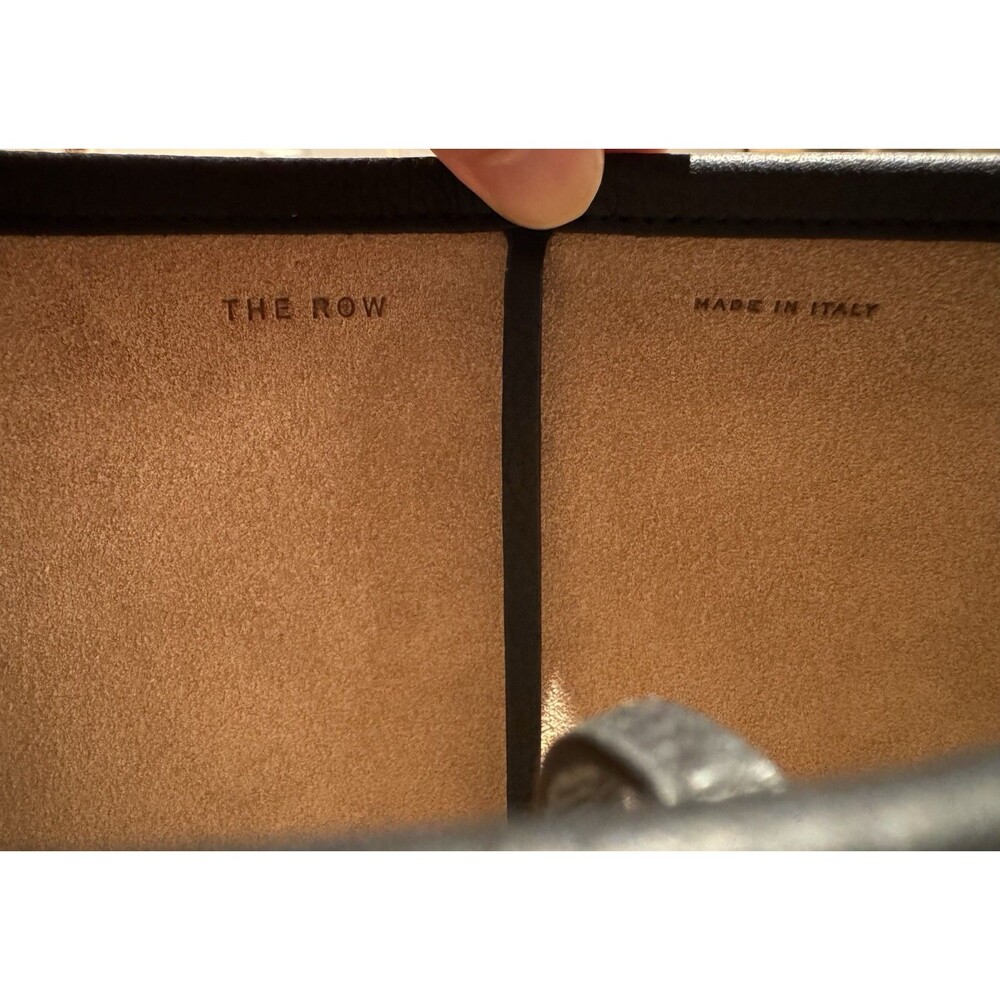 The Row N/S Park Tote Leather Medium Black - Picture 5 of 10